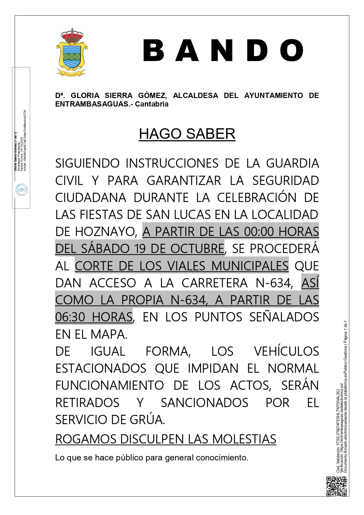 Bando, Fiesta de San Lucas en Hoznayo 2024