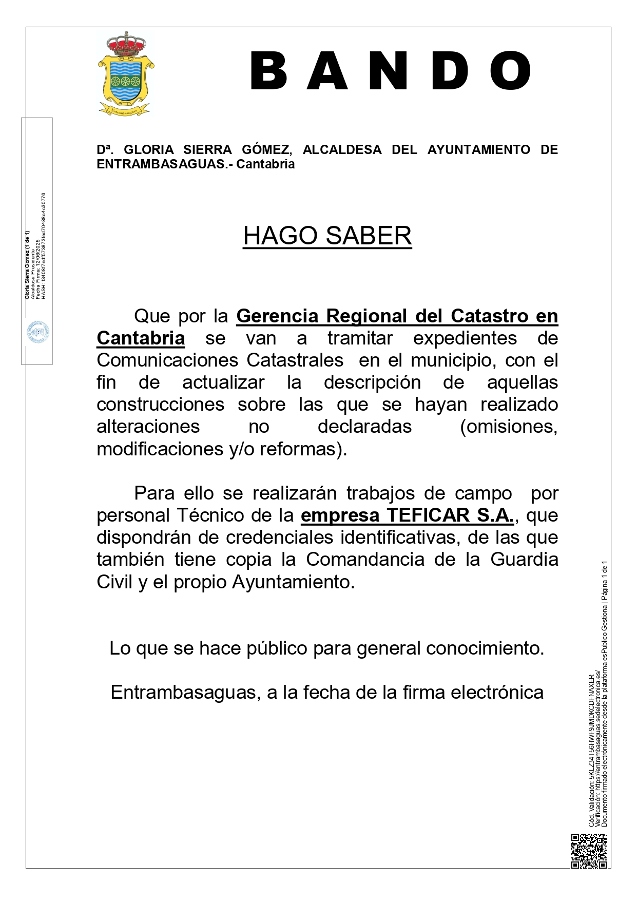 Plan de Comunicaciones Catastro 2025