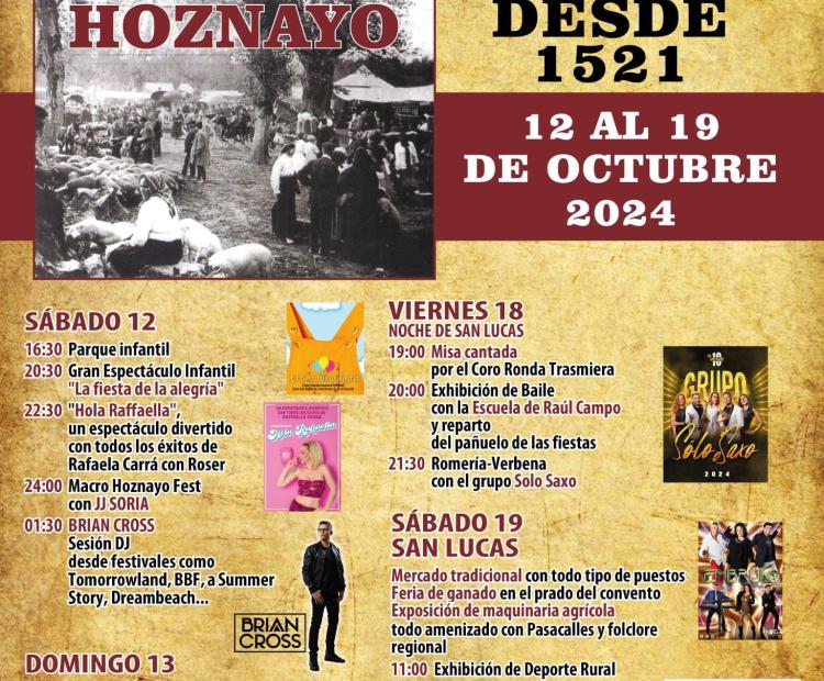 Grandes Fiestas de San Lucas 2024, Hoznayo