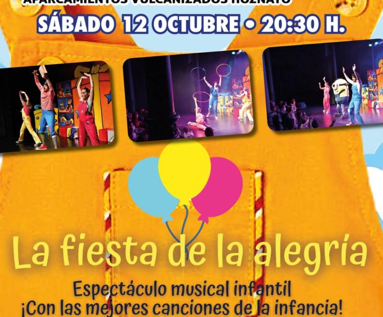 Espectáculo infantil "La fiesta de la Alegría"