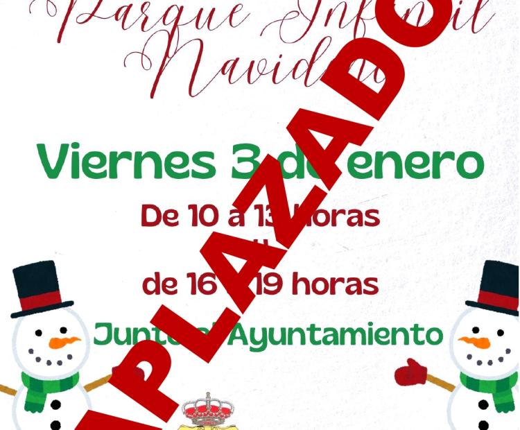 Parque Infantil Navideño APLAZADO