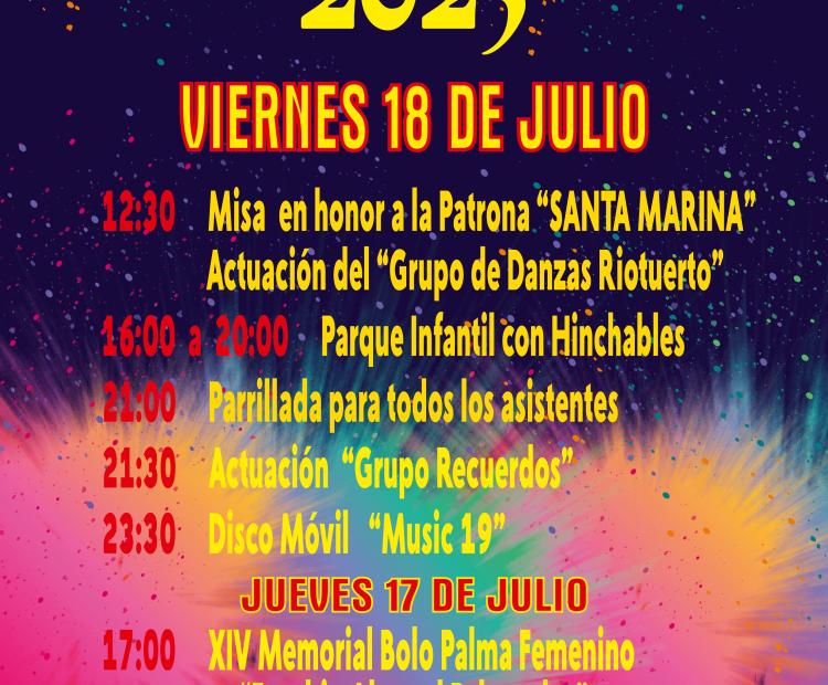 Fiesta de Santa Marina 2025